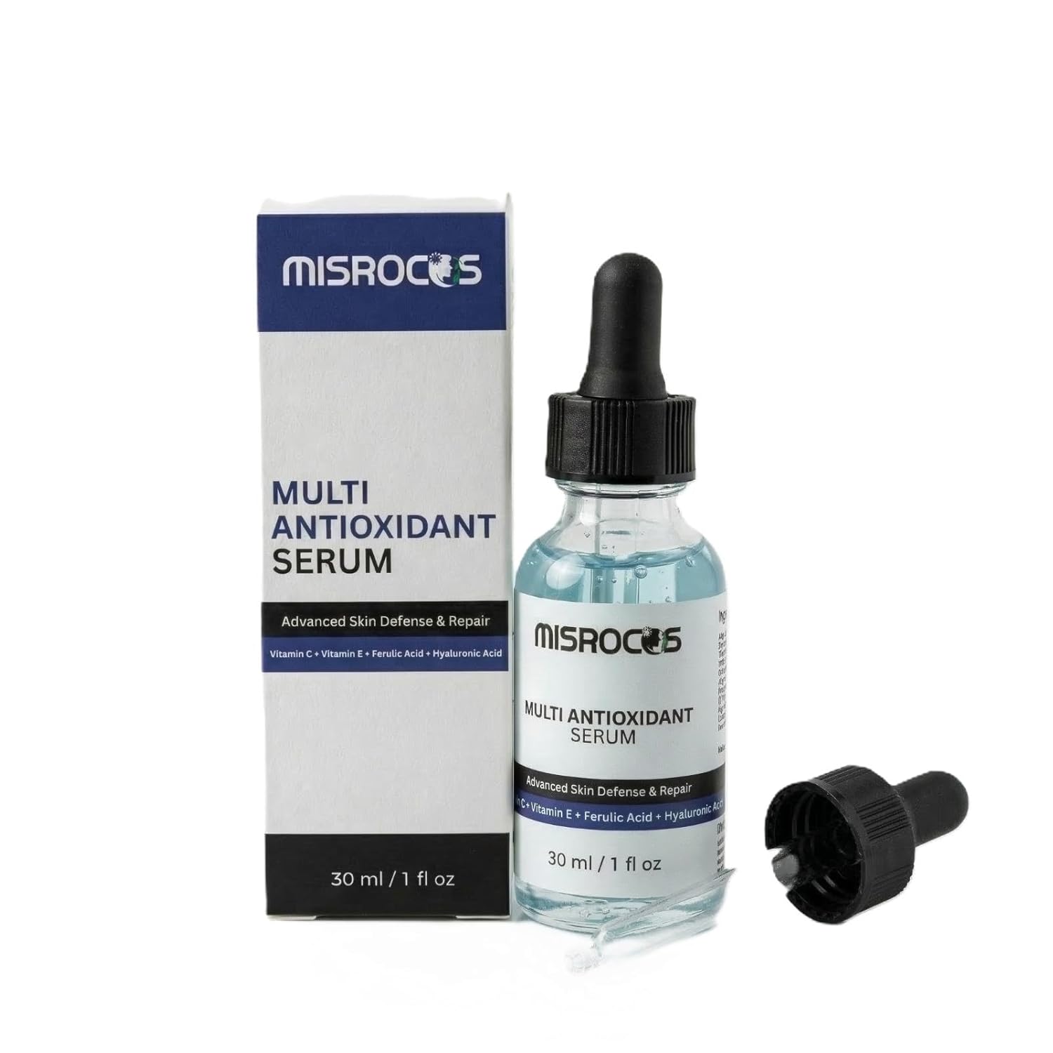 Multi Antioxidant Serum Vitamin C + E + Ferulic + Hyaluronic Acid (30ml)